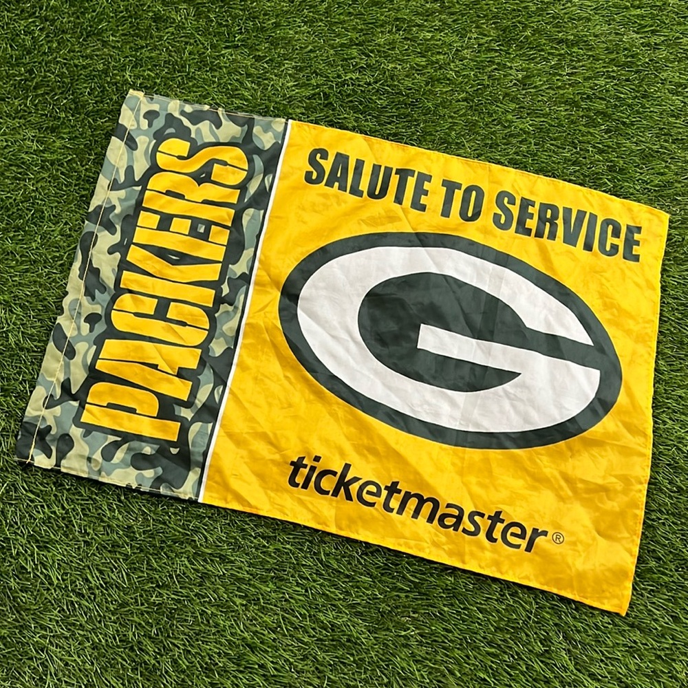 Green Bay Packers Salute To Service Flag